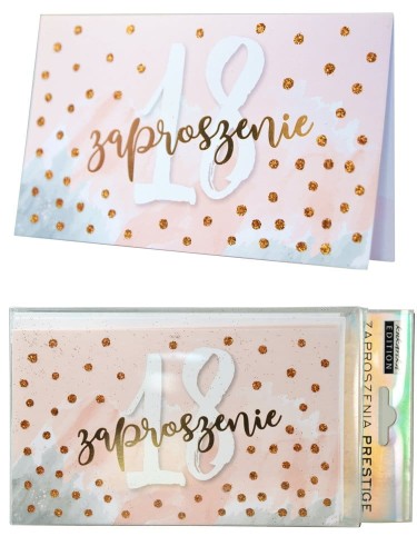 Zaproszenie ZP-007 Urodziny 18 (osiemnastka)