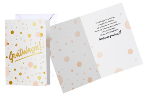 Karnet PR-185 Gratulacje