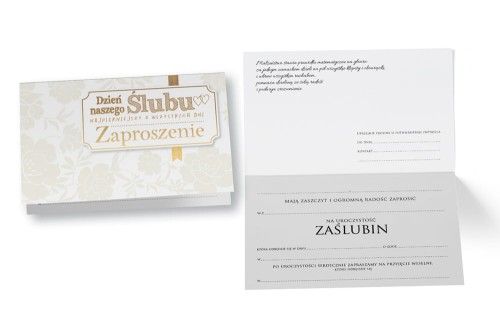 Zaproszenie PMZ-023 Ślub