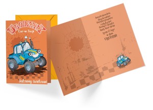 Karnet PR-409 Urodziny dziecięce (monster truck)
