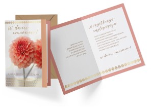 Karnet PR-371 Imieniny (kwiaty)