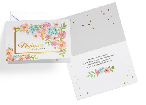 Karnet PR-188 Najlepsze życzenia