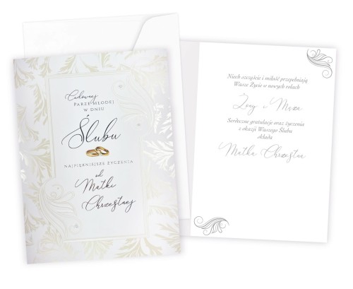 Karnet Primus 0176 Ślub