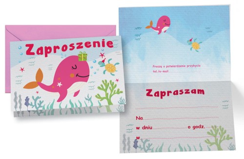 Zaproszenie ZZ-083 Wieloryb