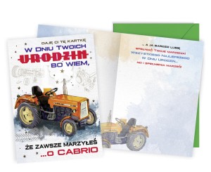 Karnet V-058 Urodziny (ursus)