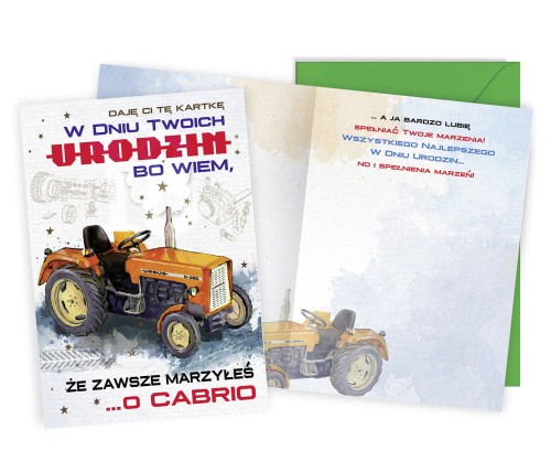 Karnet V-058 Urodziny (ursus)