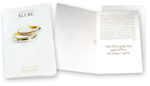 Karnet MP-0031 Ślub