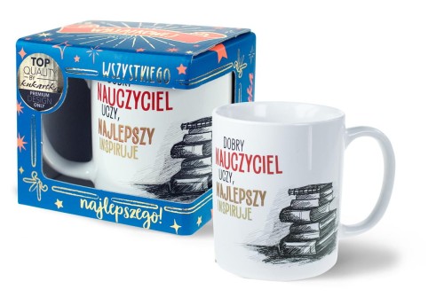 Kubek Premium Q 901 Najlepszy Nauczyciel inspiruje