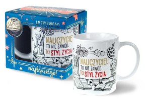 Kubek Premium Q 902 Nauczyciel to styl życia