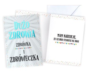 Karnet V-072 Dużo zdrowia