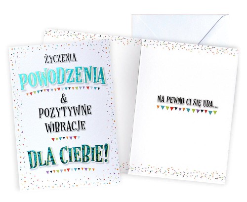 Karnet V-073 Powodzenia