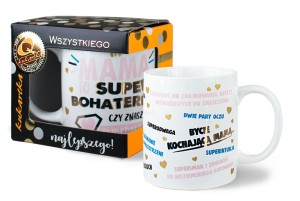 Kubek Premium Q 891 Mama superbohaterka (ślub)