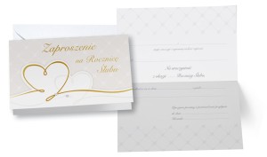 Zaproszenie PMZ-094 Rocznica ślubu