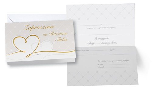 Zaproszenie PMZ-094 Rocznica ślubu