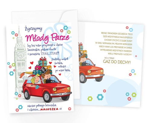 Karnet Prestige P-027 Ślub  (maluch)