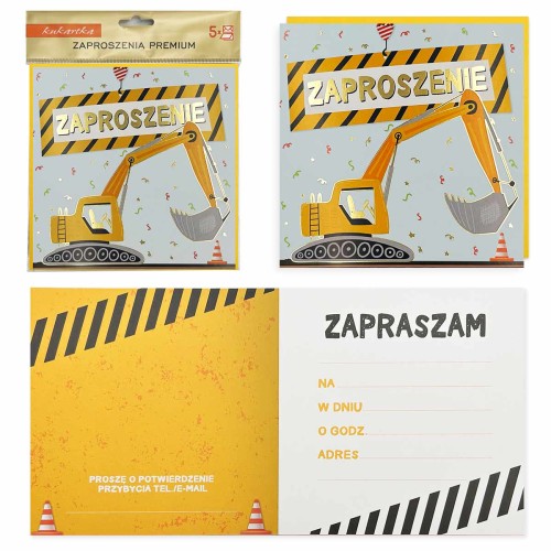 Zaproszenie PMZ-102 Koparka