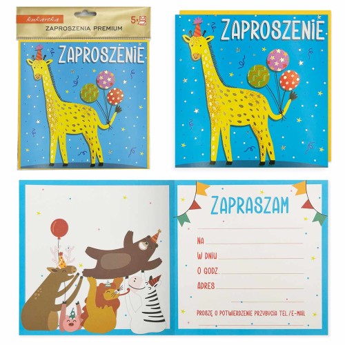 Zaproszenie PMZ-106 Żyrafa