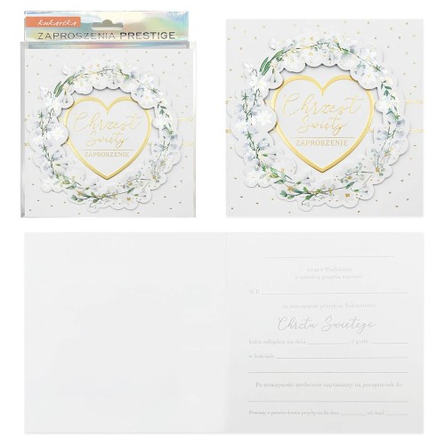 Zaproszenie ZP-050 Chrzest