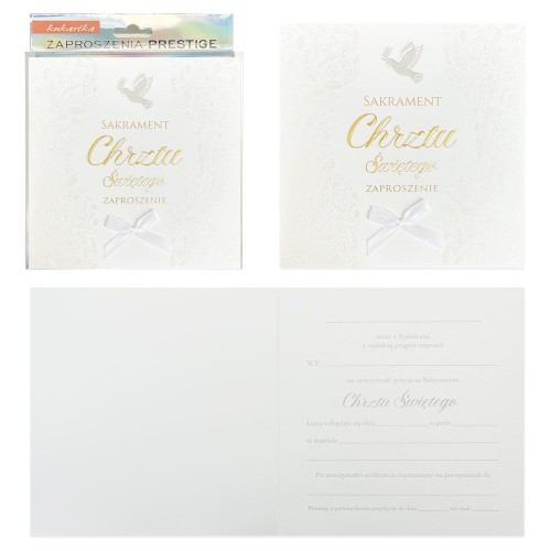 Zaproszenie ZP-049 Chrzest