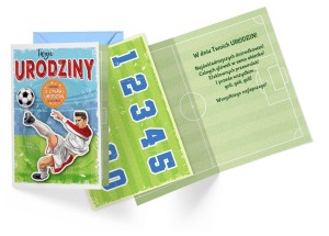 Karnet DK-1070 Urodziny dziecięce (wymienne cyferki)