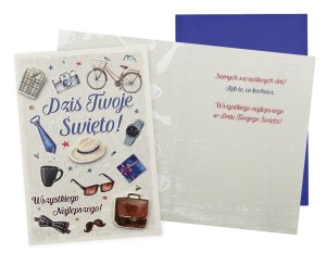 Karnet DK-1049 Wszytskiego najlepszego (męskie)