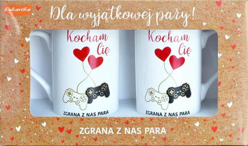 Kubek komplet Q 1006 Walentynka