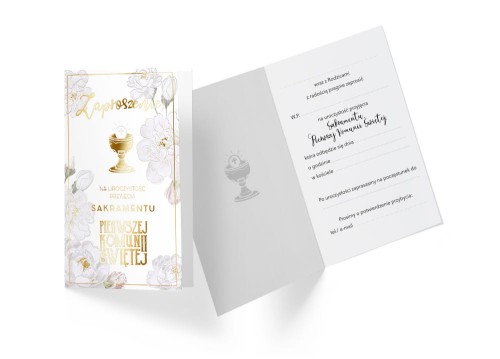 Zaproszenie PMZ-087 Komunia