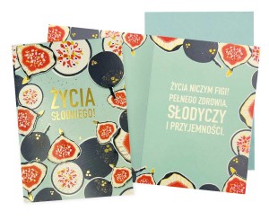 Karnet DK-1013 Życia słodkiego (figi)