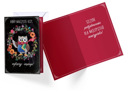 Karnet PP-2091 Nauczyciel (sówka)