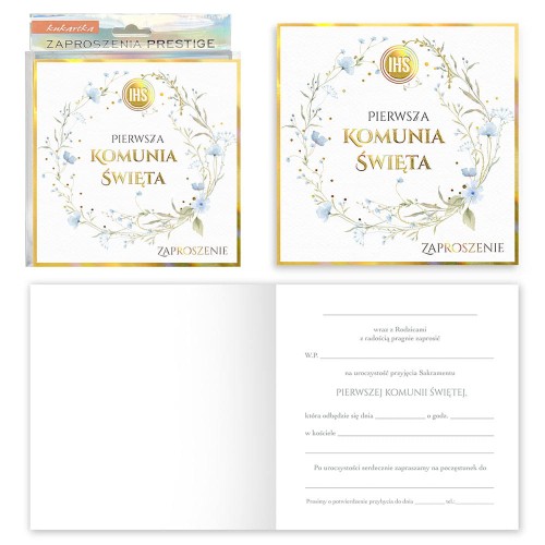 Zaproszenie ZP-052 Komunia