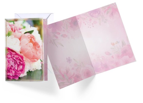 Karnet PP-2145 Kwiaty (bez tekstu)