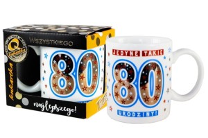 Kubek Premium Q 759 Urodziny 80
