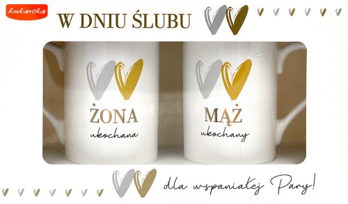 Kubek komplet Q 1012 Ślub
