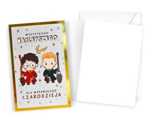 Karnet DHS-021 Wszystkiego najlepszego (Harry Potter)