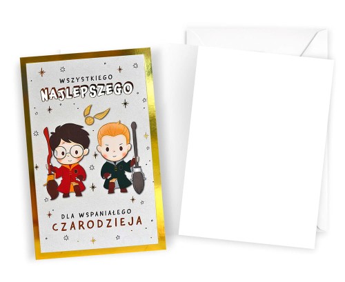 Karnet DHS-021 Wszystkiego najlepszego (Harry Potter)