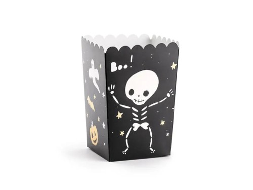 Pudełka na popcorn,Boo mix 7 x 7 x 12,5 cm (1 op. / 6 szt)