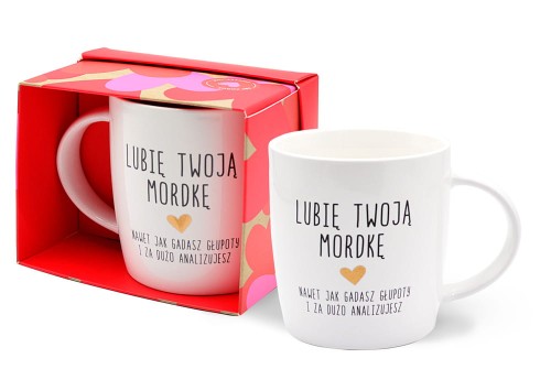 Kubek TOP-011 Lubię Twoją mordkę (Walentynki)