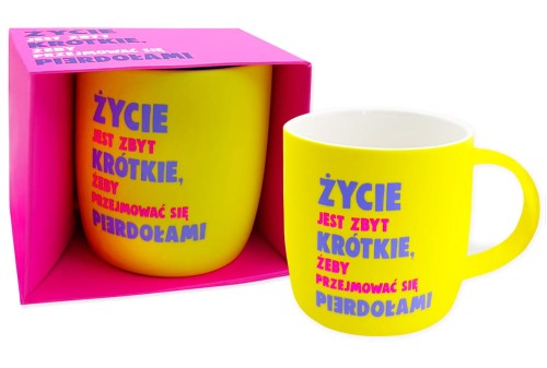 Kubek Neonowy QN-004 Życie