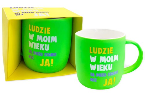 Kubek Neonowy QN-006 Ludzie w moim wieku