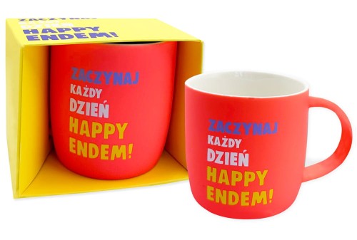 Kubek Neonowy QN-008 Happy end