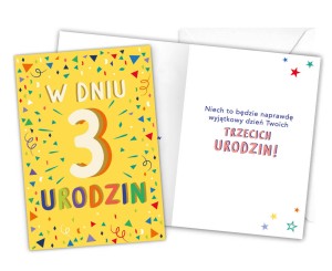 Karnet LKL-004 3. urodziny