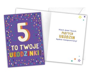 Karnet LKL-006 5. urodziny