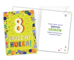 Karnet LKL-009 8. urodziny