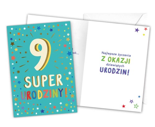 Karnet LKL-010 9. urodziny