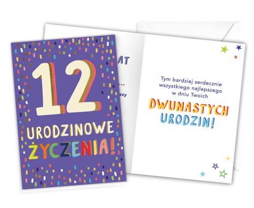 Karnet LKL-013 12. urodziny