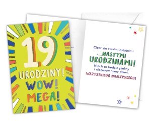 Karnet LKL-021 19. urodziny