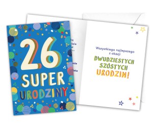 Karnet LKL-028 26. urodziny