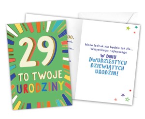 Karnet LKL-031 29. urodziny