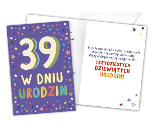Karnet LKL-042 39. urodziny