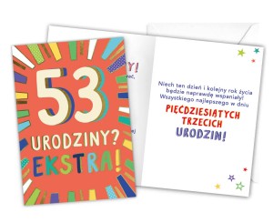 Karnet LKL-058 53. urodziny